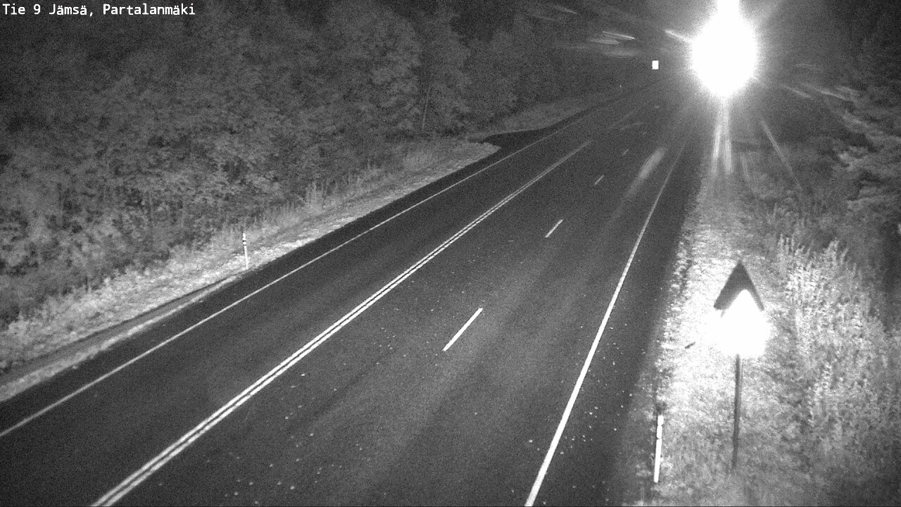 Weather Camera Image Väg 9 Jämsä, Partalanmäki, Jämsä, Keski-Suomi