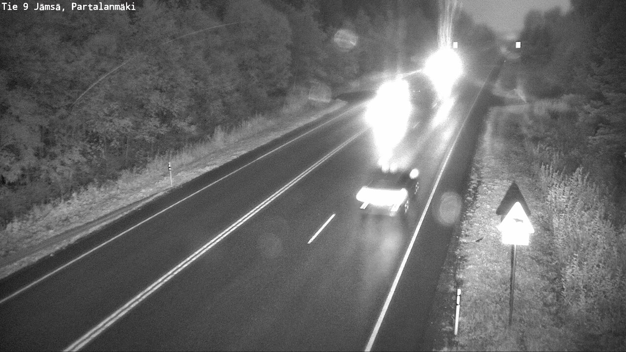 Weather Camera Image Väg 9 Jämsä, Partalanmäki, Jämsä, Keski-Suomi