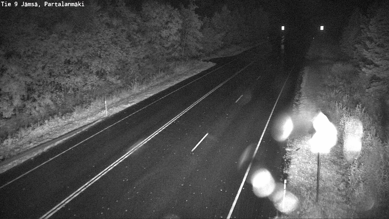 Weather Camera Image Väg 9 Jämsä, Partalanmäki, Jämsä, Keski-Suomi