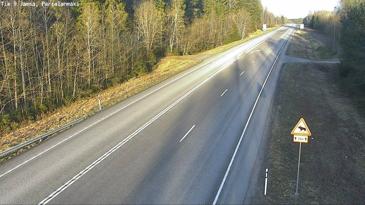 Weather Camera Image Väg 9 Jämsä, Partalanmäki, Jämsä, Keski-Suomi