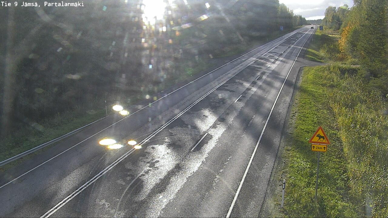 Weather Camera Image Väg 9 Jämsä, Partalanmäki, Jämsä, Keski-Suomi