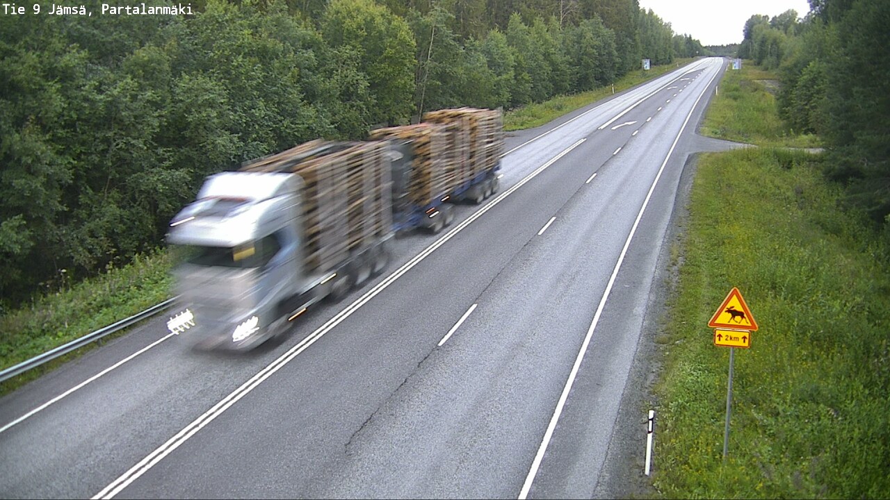 Kelikamerat Kuva Tie 9 Jämsä, Partalanmäki, Jämsä, Keski-Suomi