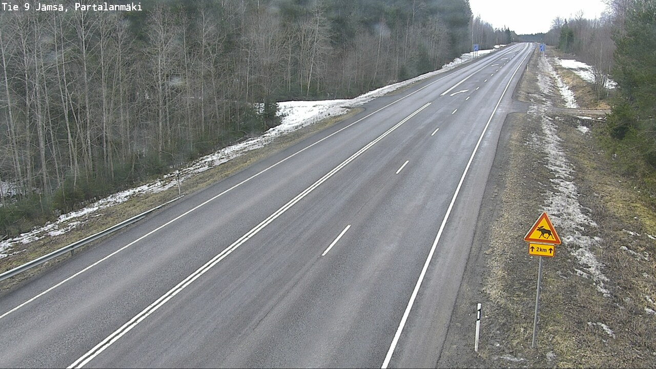 Weather Camera Image Road 9 Jämsä, Partalanmäki, Jämsä, Keski-Suomi
