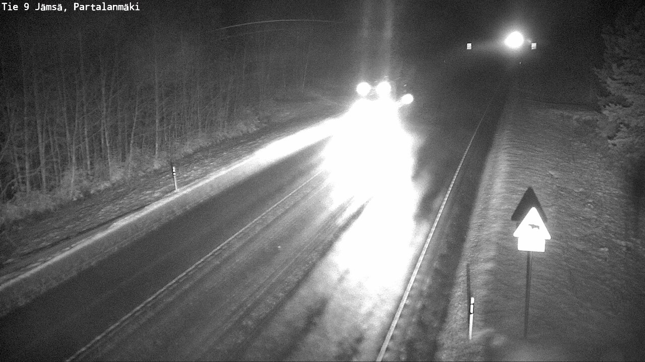 Weather Camera Image Väg 9 Jämsä, Partalanmäki, Jämsä, Keski-Suomi
