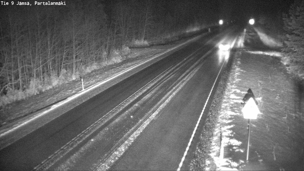 Weather Camera Image Väg 9 Jämsä, Partalanmäki, Jämsä, Keski-Suomi