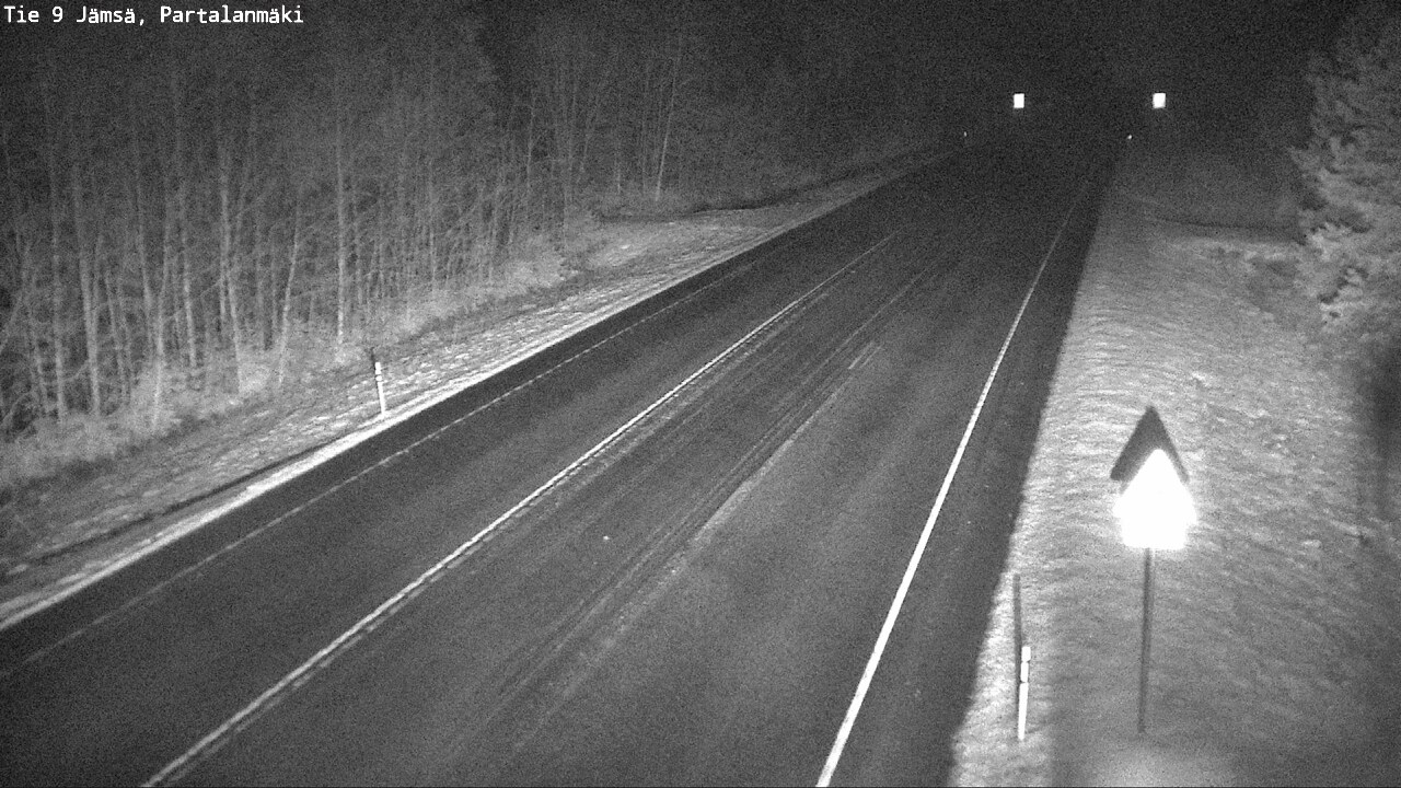 Weather Camera Image Väg 9 Jämsä, Partalanmäki, Jämsä, Keski-Suomi