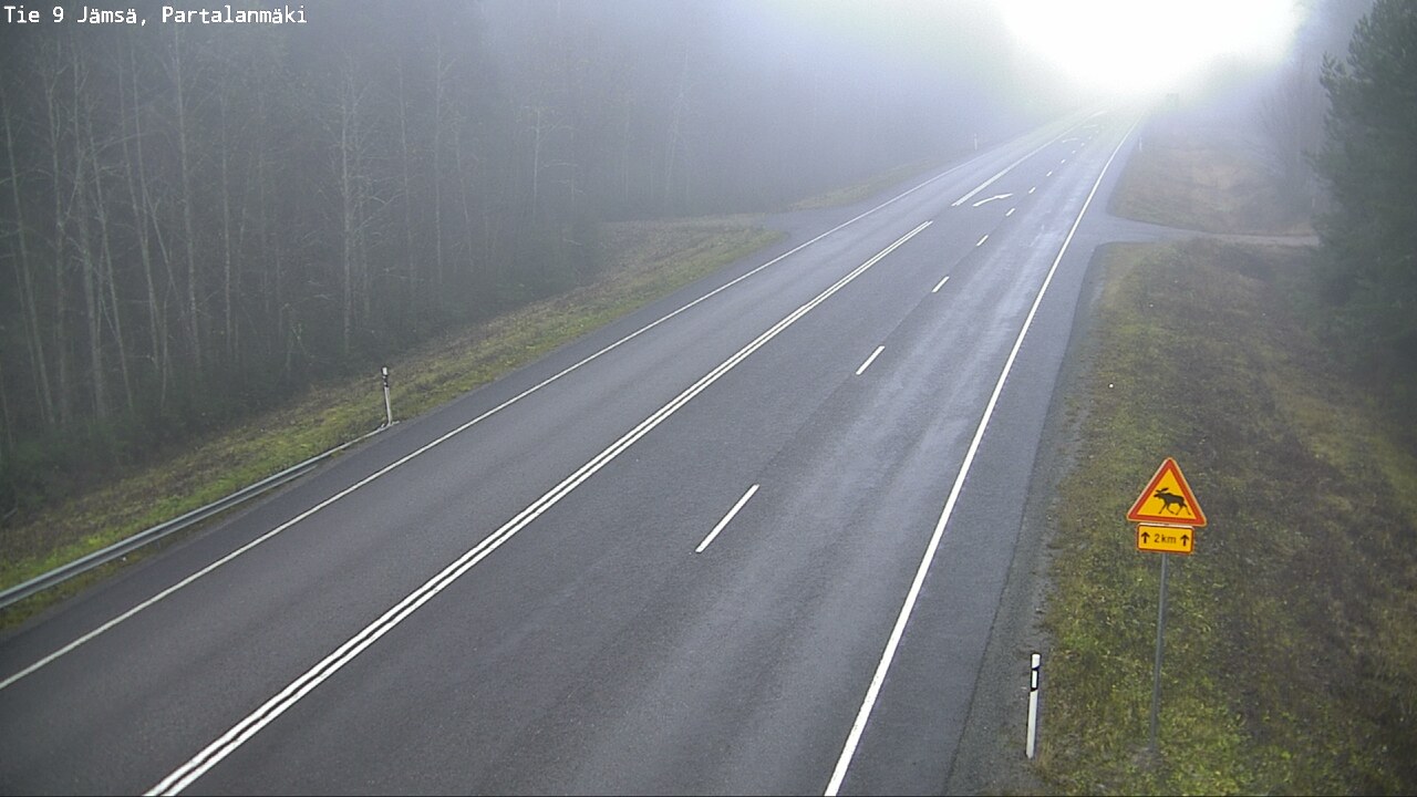 Kelikamerat Kuva Tie 9 Jämsä, Partalanmäki, Jämsä, Keski-Suomi