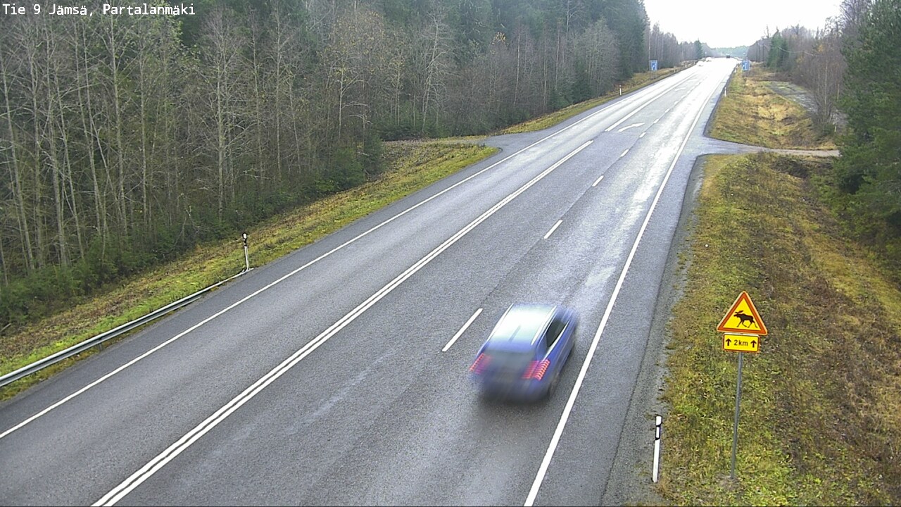 Kelikamerat Kuva Tie 9 Jämsä, Partalanmäki, Jämsä, Keski-Suomi