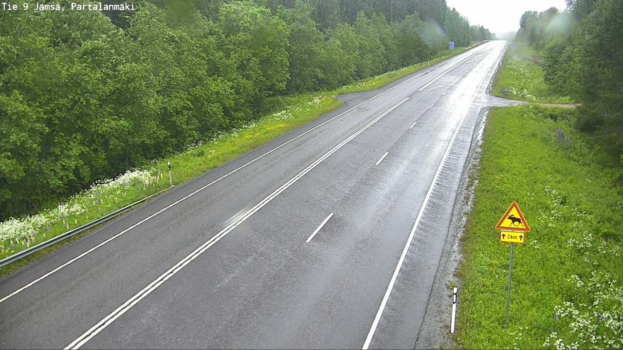 Kelikamerat Kuva Tie 9 Jämsä, Partalanmäki, Jämsä, Keski-Suomi