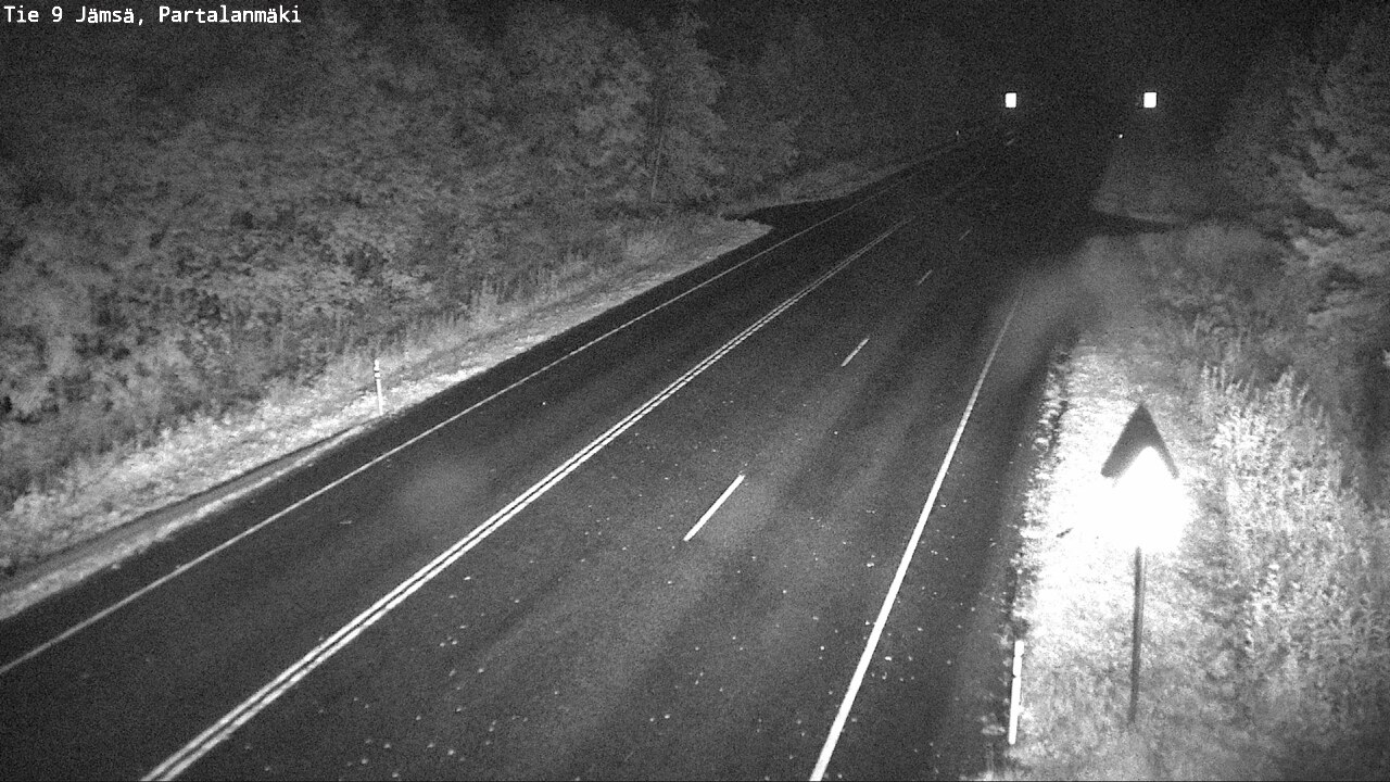 Weather Camera Image Väg 9 Jämsä, Partalanmäki, Jämsä, Keski-Suomi