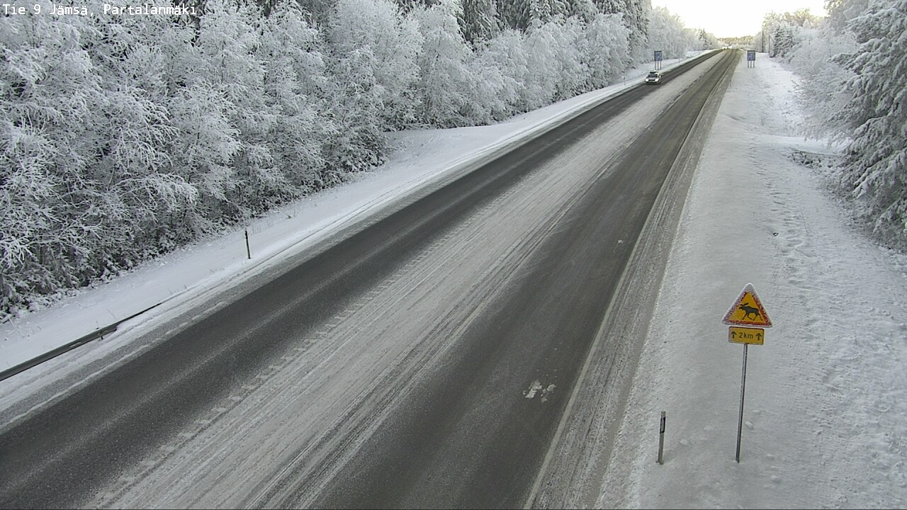 Weather Camera Image Väg 9 Jämsä, Partalanmäki, Jämsä, Keski-Suomi