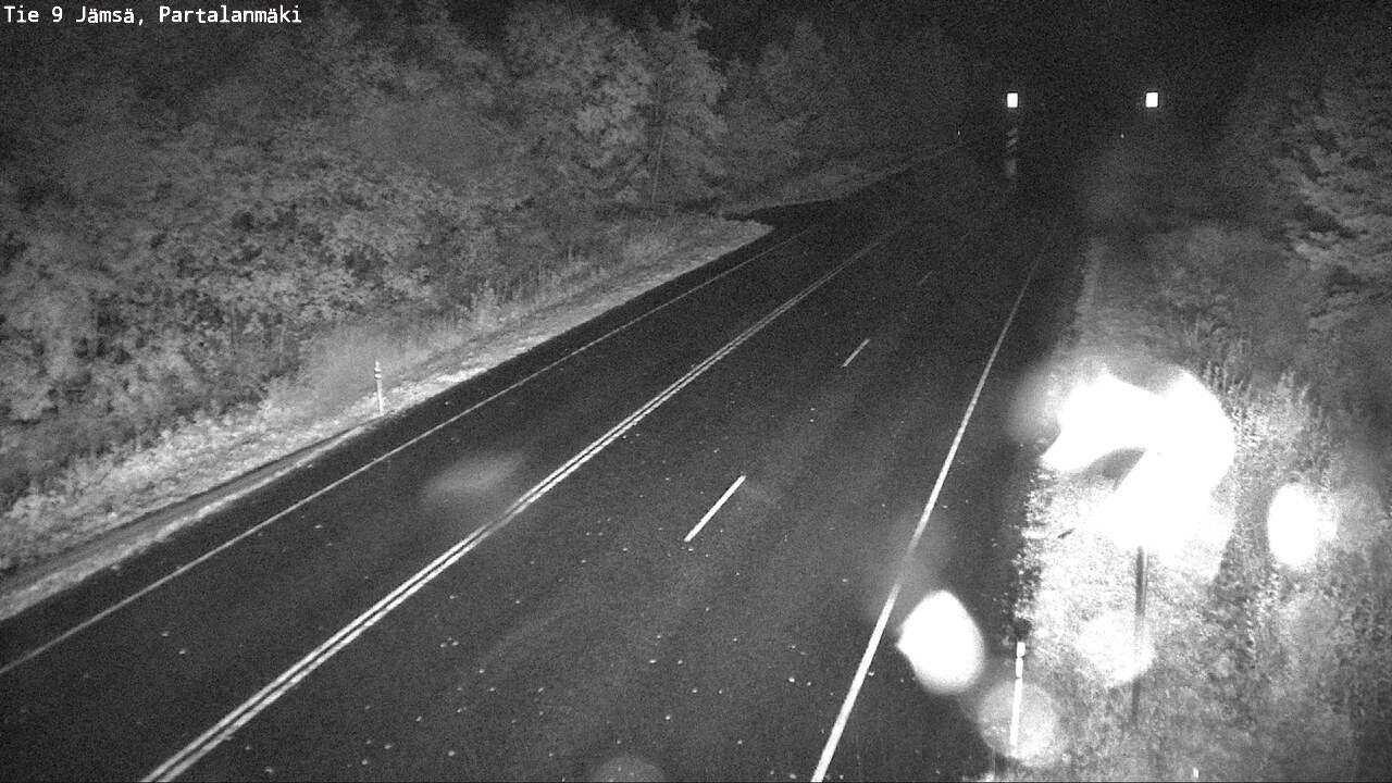 Weather Camera Image Väg 9 Jämsä, Partalanmäki, Jämsä, Keski-Suomi