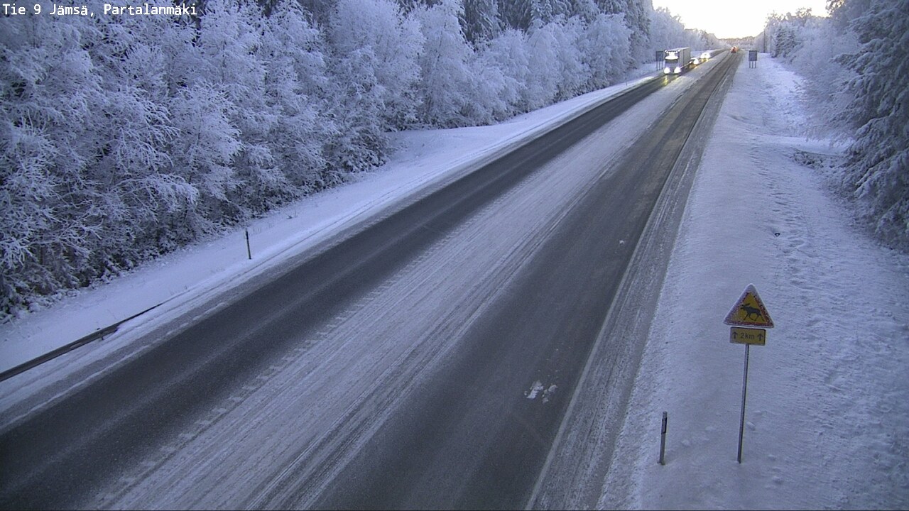 Weather Camera Image Väg 9 Jämsä, Partalanmäki, Jämsä, Keski-Suomi