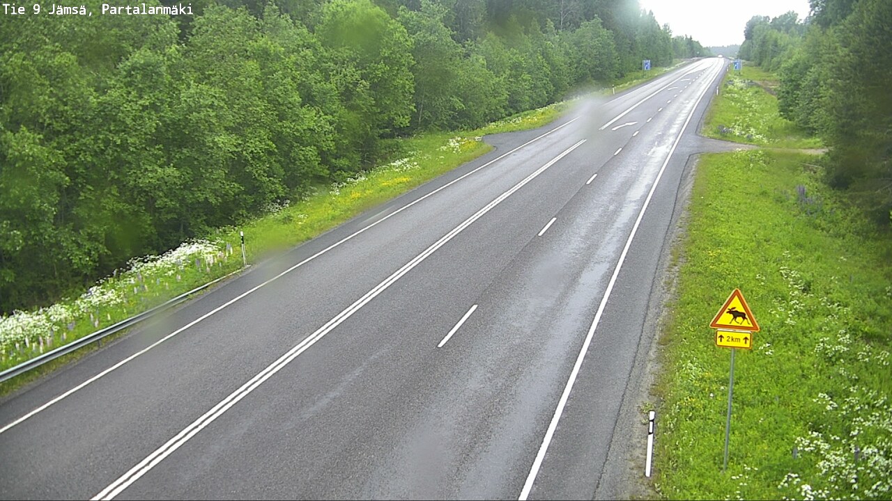 Kelikamerat Kuva Tie 9 Jämsä, Partalanmäki, Jämsä, Keski-Suomi