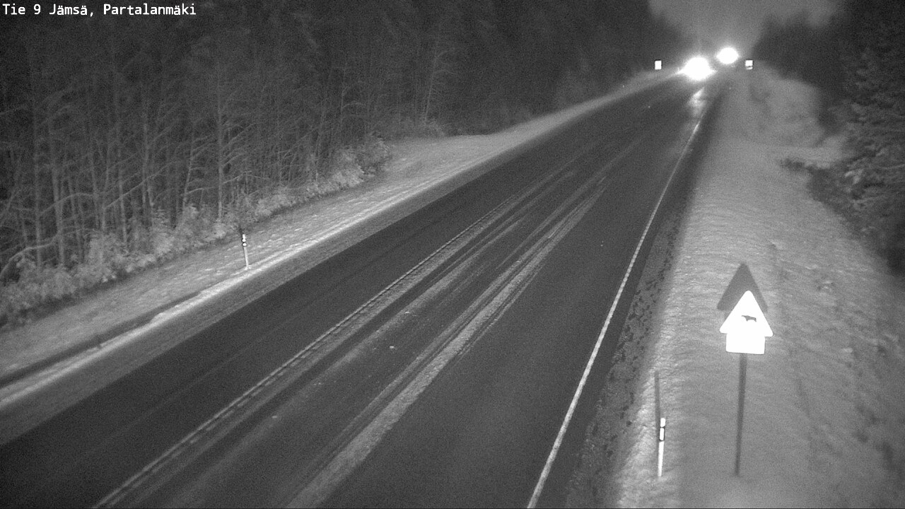 Weather Camera Image Väg 9 Jämsä, Partalanmäki, Jämsä, Keski-Suomi