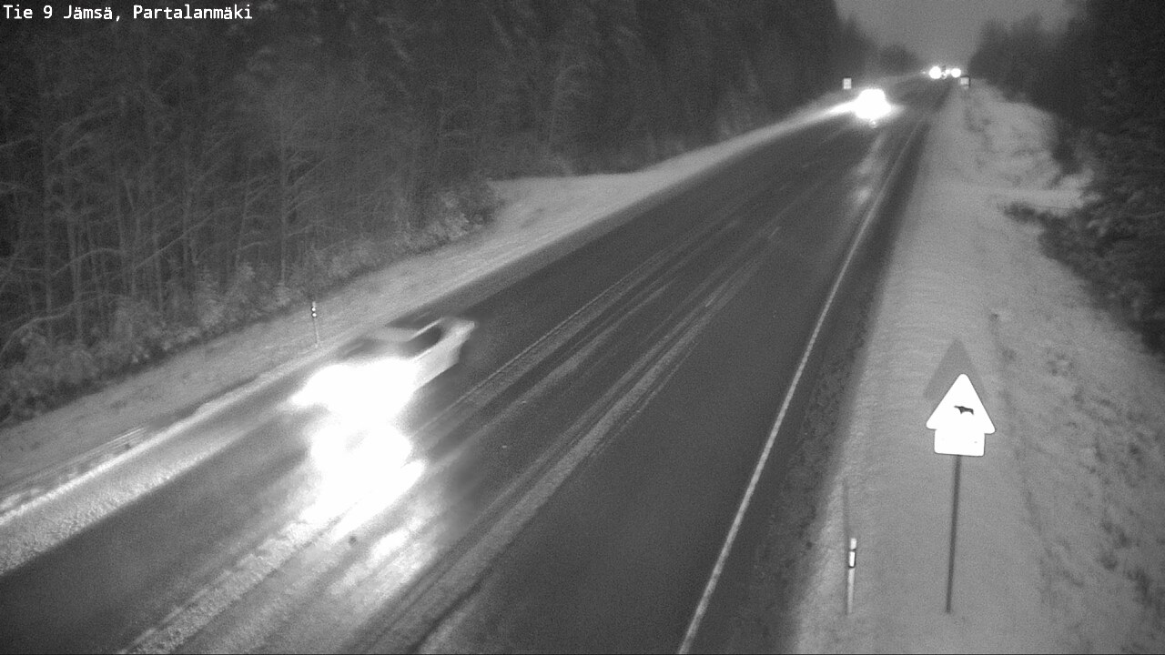 Weather Camera Image Väg 9 Jämsä, Partalanmäki, Jämsä, Keski-Suomi