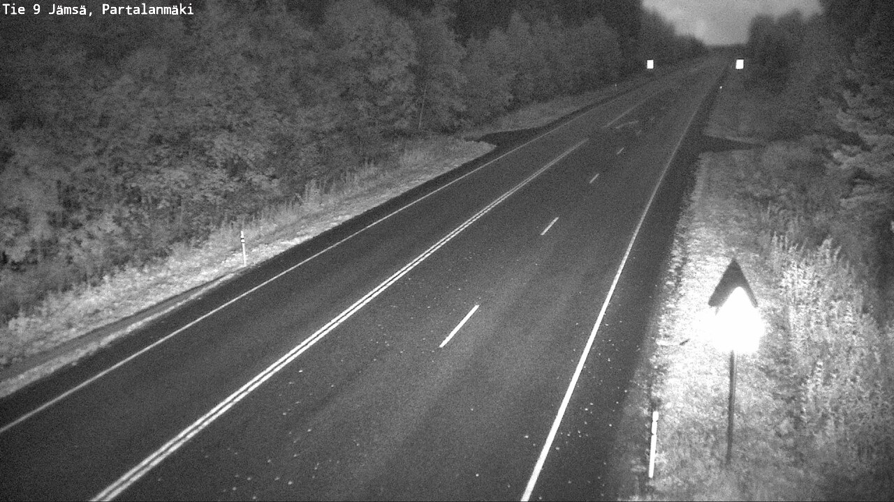 Weather Camera Image Väg 9 Jämsä, Partalanmäki, Jämsä, Keski-Suomi