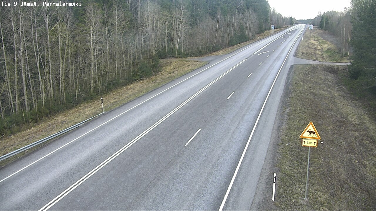 Weather Camera Image Road 9 Jämsä, Partalanmäki, Jämsä, Keski-Suomi