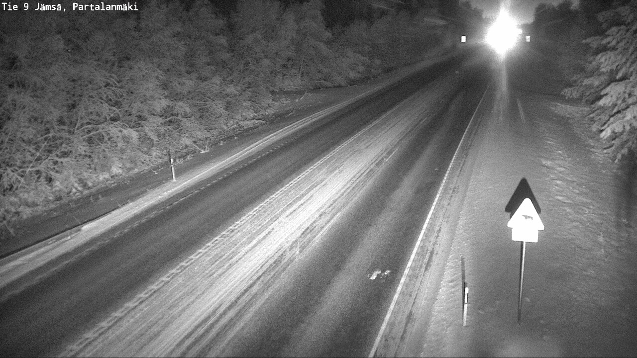 Weather Camera Image Väg 9 Jämsä, Partalanmäki, Jämsä, Keski-Suomi