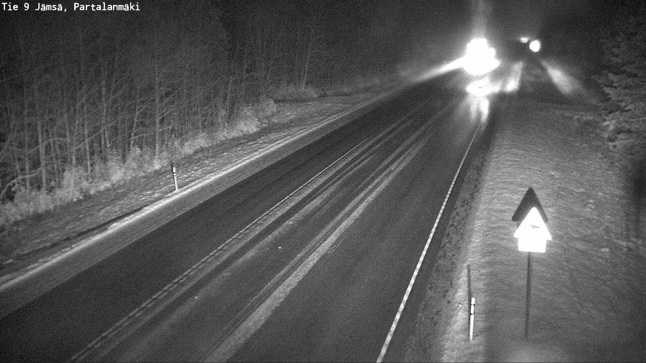 Weather Camera Image Väg 9 Jämsä, Partalanmäki, Jämsä, Keski-Suomi