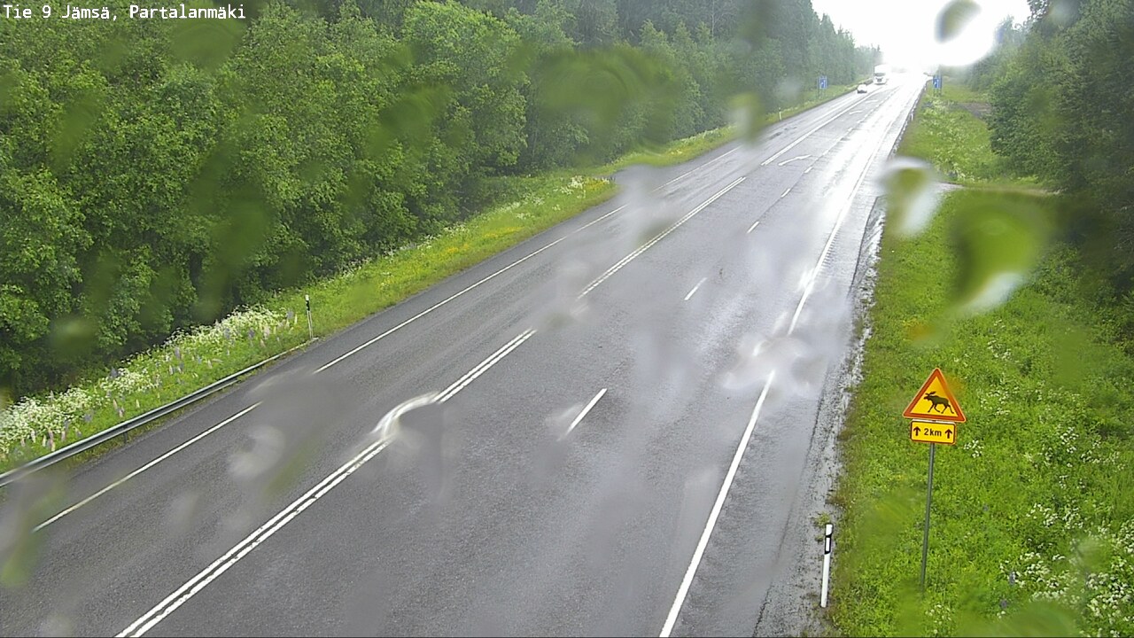 Weather Camera Image Väg 9 Jämsä, Partalanmäki, Jämsä, Keski-Suomi