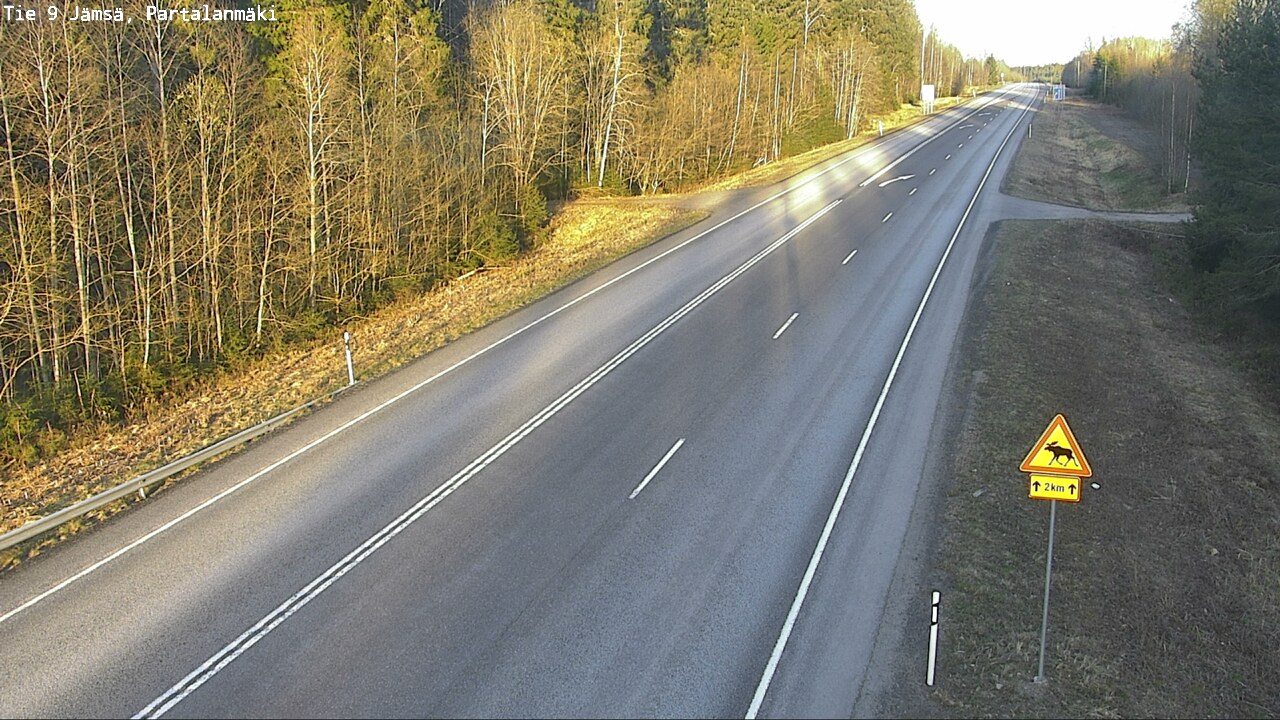 Weather Camera Image Väg 9 Jämsä, Partalanmäki, Jämsä, Keski-Suomi