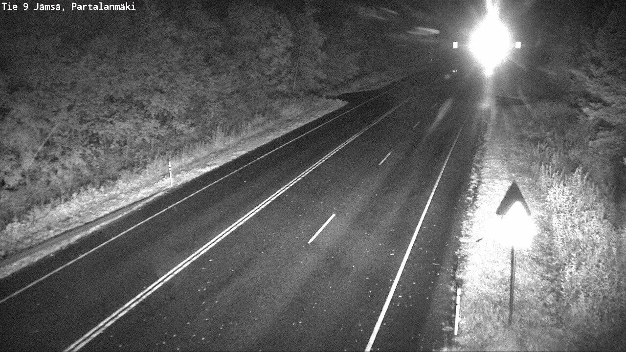 Weather Camera Image Väg 9 Jämsä, Partalanmäki, Jämsä, Keski-Suomi