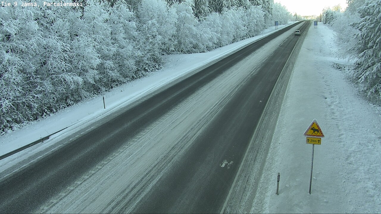 Weather Camera Image Väg 9 Jämsä, Partalanmäki, Jämsä, Keski-Suomi