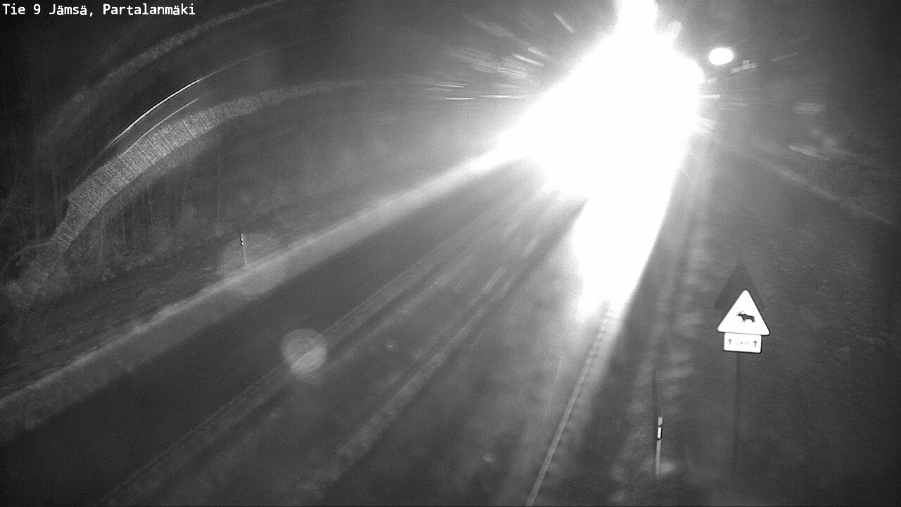 Weather Camera Image Väg 9 Jämsä, Partalanmäki, Jämsä, Keski-Suomi