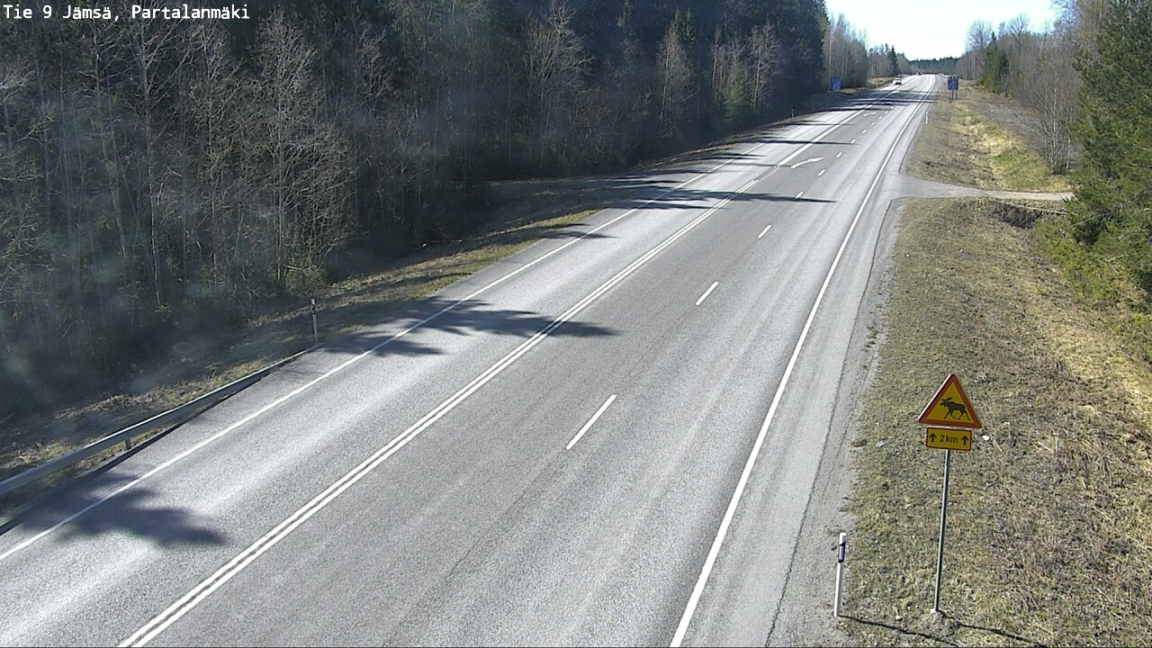 Kelikamerat Kuva Tie 9 Jämsä, Partalanmäki, Jämsä, Keski-Suomi
