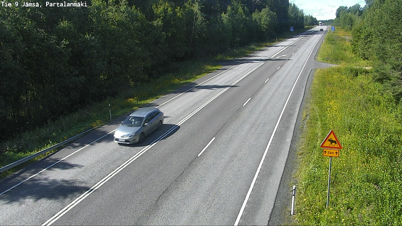 Kelikamerat Kuva Tie 9 Jämsä, Partalanmäki, Jämsä, Keski-Suomi
