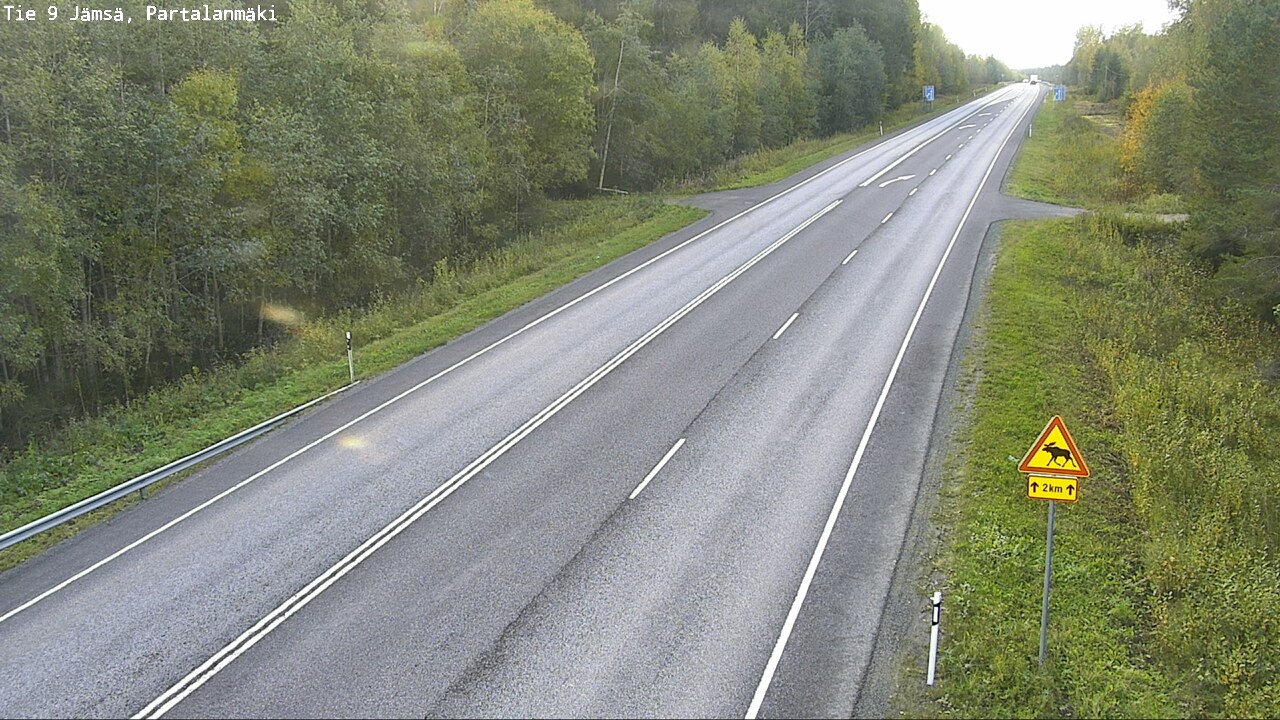 Weather Camera Image Road 9 Jämsä, Partalanmäki, Jämsä, Keski-Suomi