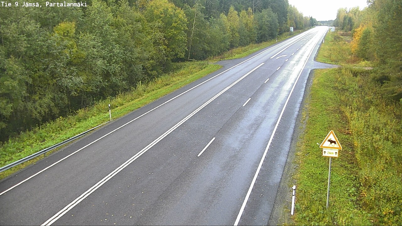 Weather Camera Image Väg 9 Jämsä, Partalanmäki, Jämsä, Keski-Suomi