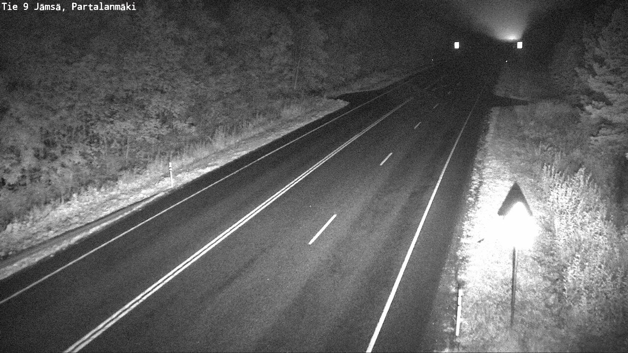 Weather Camera Image Väg 9 Jämsä, Partalanmäki, Jämsä, Keski-Suomi