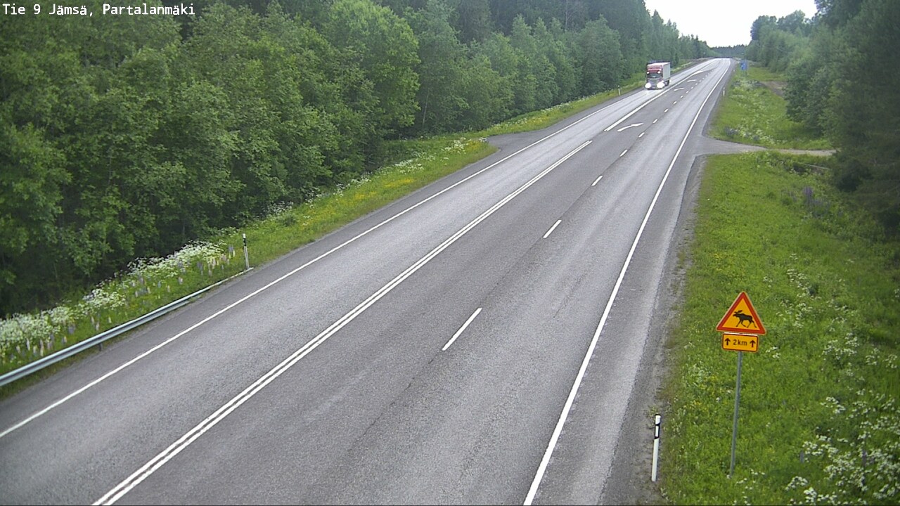 Kelikamerat Kuva Tie 9 Jämsä, Partalanmäki, Jämsä, Keski-Suomi