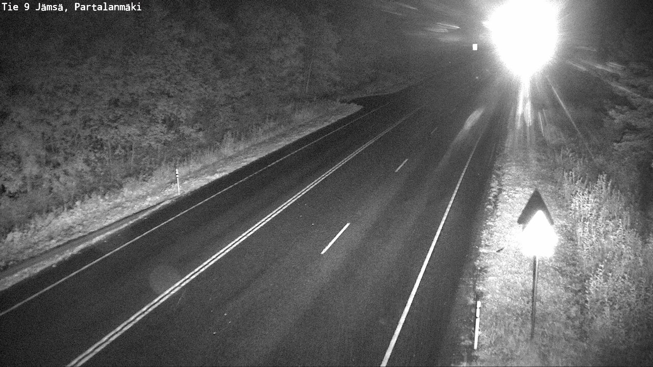 Weather Camera Image Väg 9 Jämsä, Partalanmäki, Jämsä, Keski-Suomi