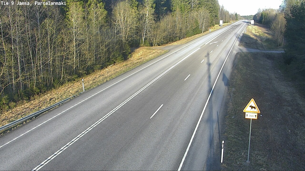 Weather Camera Image Väg 9 Jämsä, Partalanmäki, Jämsä, Keski-Suomi