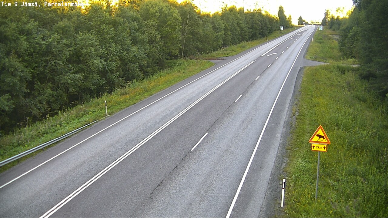 Weather Camera Image Väg 9 Jämsä, Partalanmäki, Jämsä, Keski-Suomi