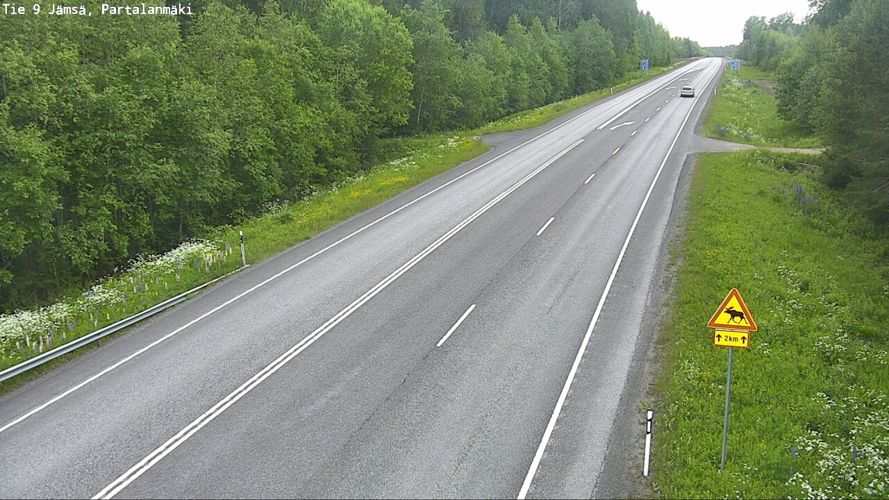 Kelikamerat Kuva Tie 9 Jämsä, Partalanmäki, Jämsä, Keski-Suomi