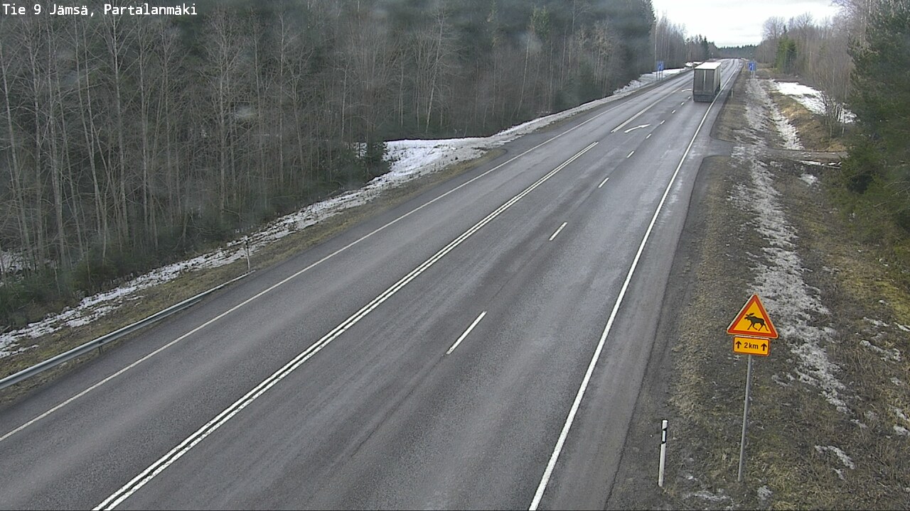 Weather Camera Image Road 9 Jämsä, Partalanmäki, Jämsä, Keski-Suomi