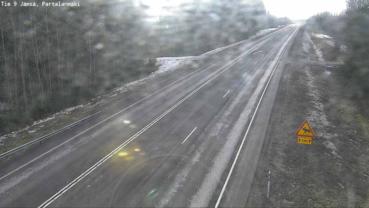 Weather Camera Image Road 9 Jämsä, Partalanmäki, Jämsä, Keski-Suomi