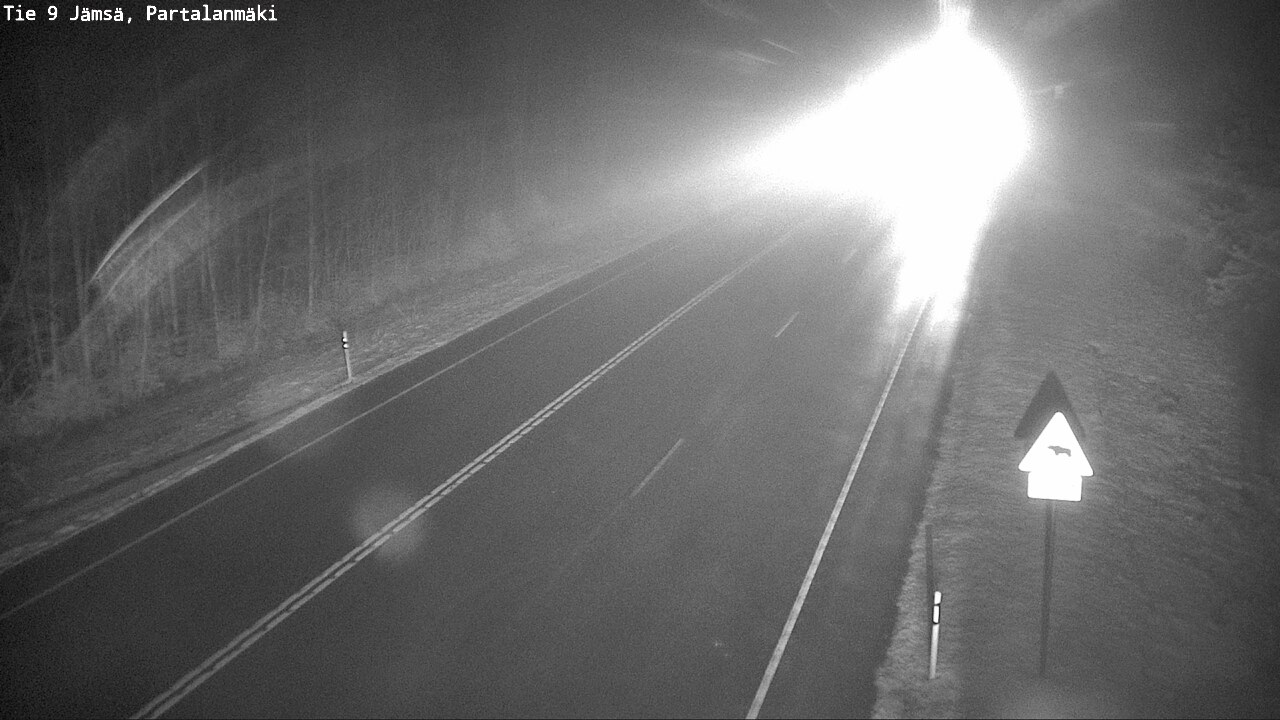 Weather Camera Image Väg 9 Jämsä, Partalanmäki, Jämsä, Keski-Suomi