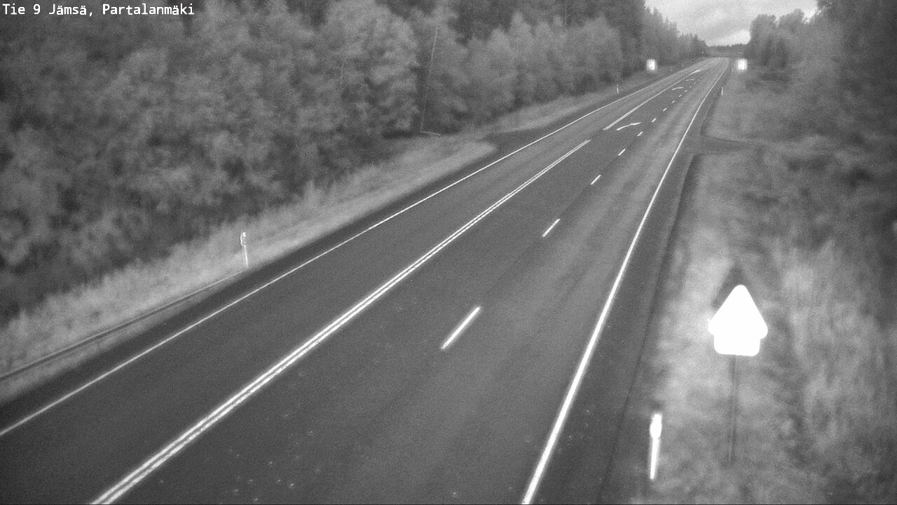 Weather Camera Image Väg 9 Jämsä, Partalanmäki, Jämsä, Keski-Suomi