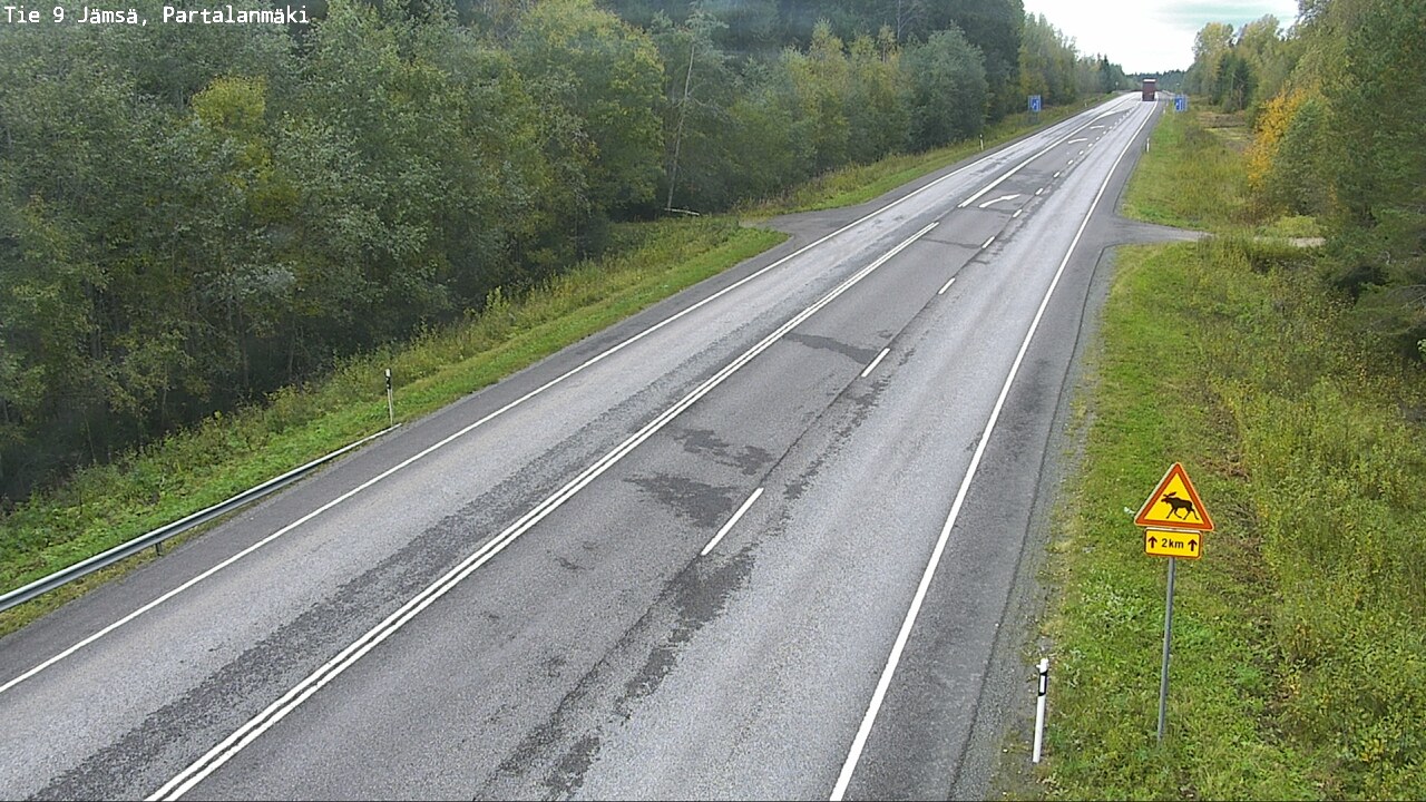 Weather Camera Image Väg 9 Jämsä, Partalanmäki, Jämsä, Keski-Suomi
