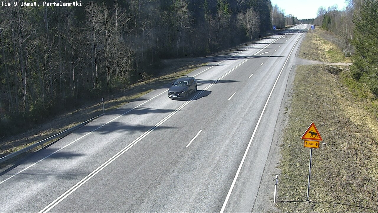 Kelikamerat Kuva Tie 9 Jämsä, Partalanmäki, Jämsä, Keski-Suomi