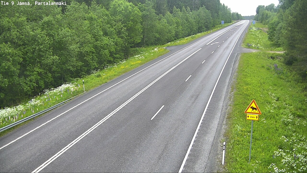 Kelikamerat Kuva Tie 9 Jämsä, Partalanmäki, Jämsä, Keski-Suomi