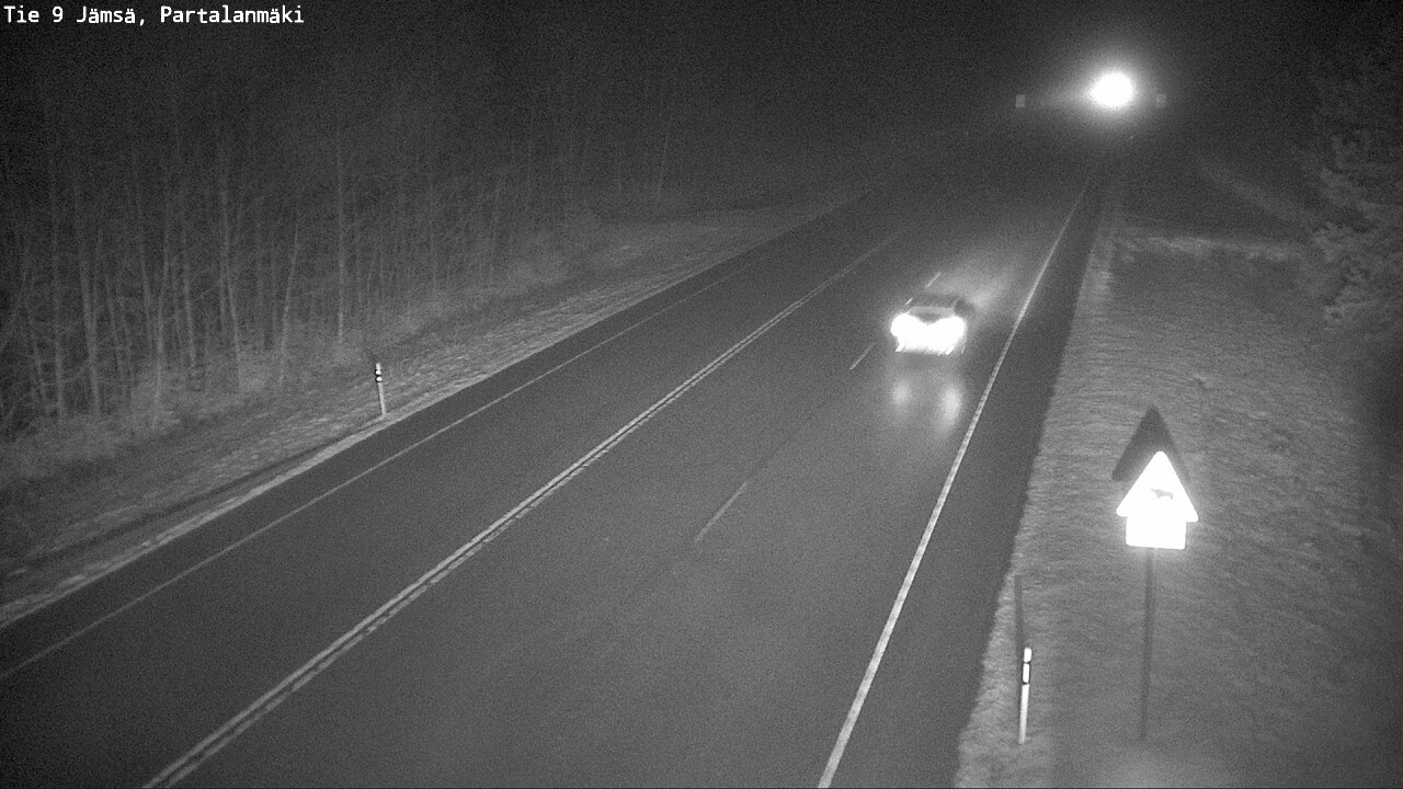 Weather Camera Image Väg 9 Jämsä, Partalanmäki, Jämsä, Keski-Suomi