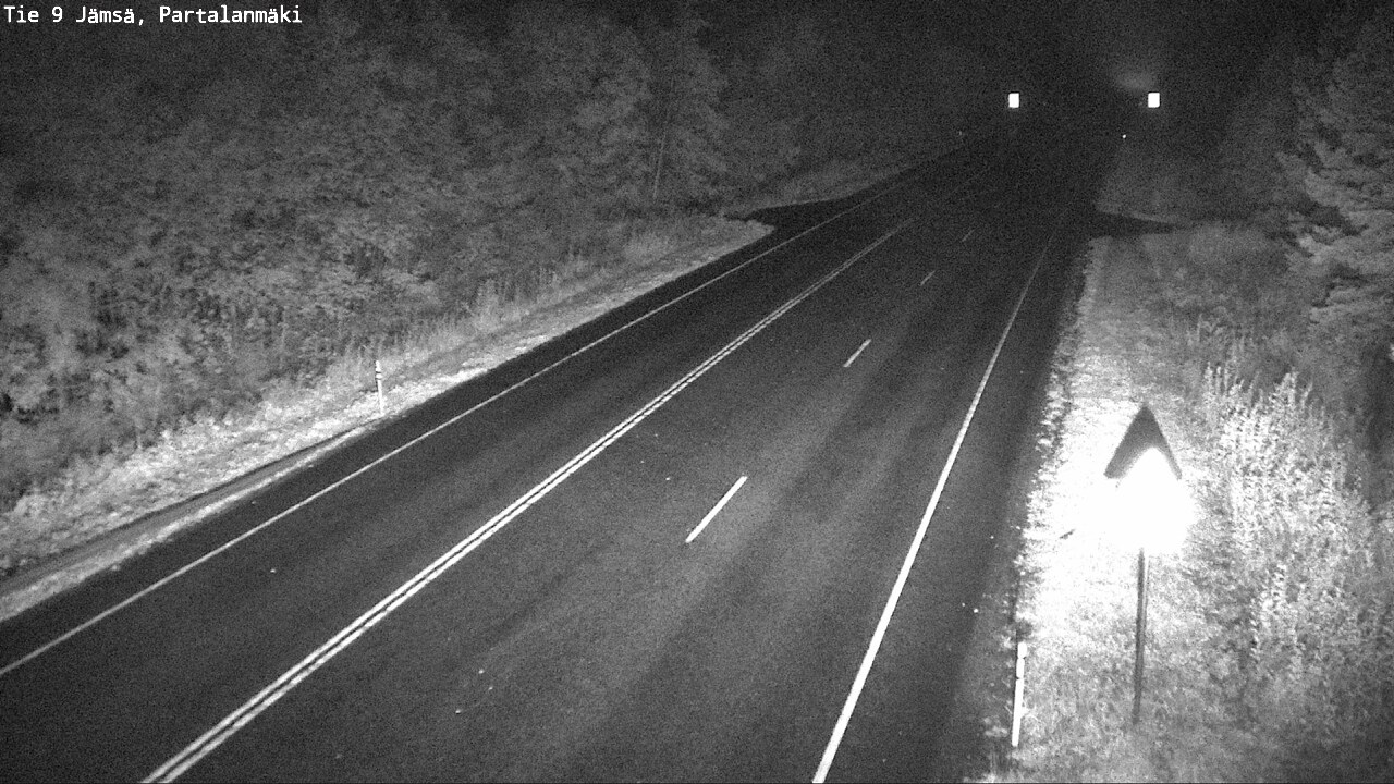 Weather Camera Image Väg 9 Jämsä, Partalanmäki, Jämsä, Keski-Suomi