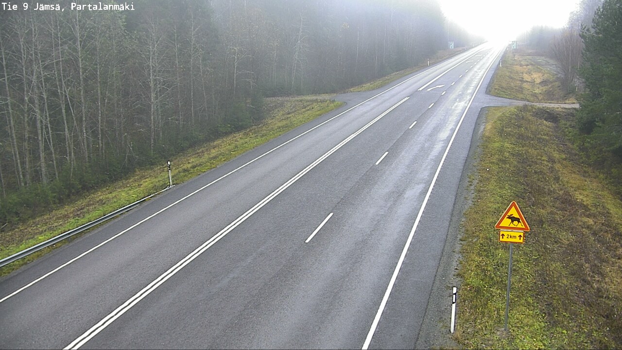 Kelikamerat Kuva Tie 9 Jämsä, Partalanmäki, Jämsä, Keski-Suomi