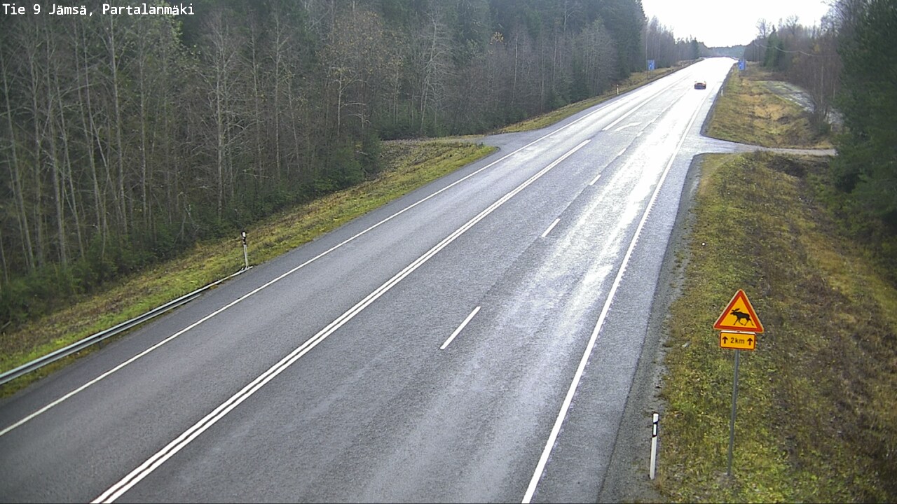 Kelikamerat Kuva Tie 9 Jämsä, Partalanmäki, Jämsä, Keski-Suomi